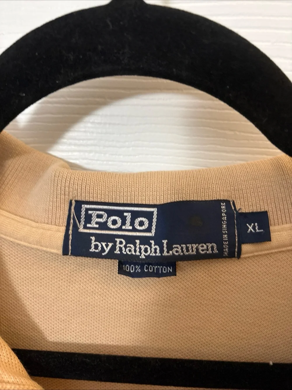 Ralph Lauren Long-Sleeve Polo Shirt - Beige